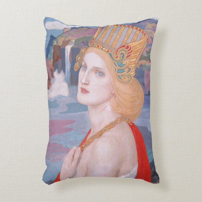 Aoife, c. 1914 door John Duncan Accent Kussen (Voorkant(Verticaal))