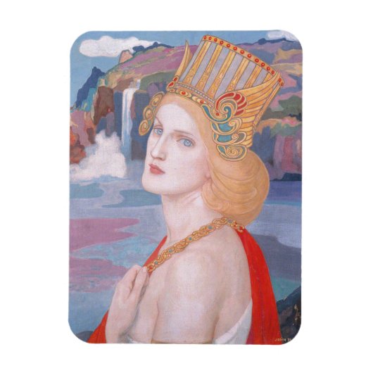 Aoife, c. 1914 door John Duncan Magneet (Verticaal)