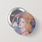 Aoife, c. 1914 door John Duncan Ronde Button 5,7 Cm (Voorkant /achterkant)