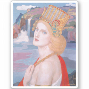 Aoife, c. 1914 door John Duncan Sticker