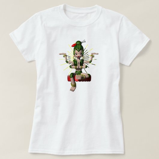 Aokimono. Boeddha 3D 破壊飛翔体像 三 次 元仏 T-shirt (Design voorkant)