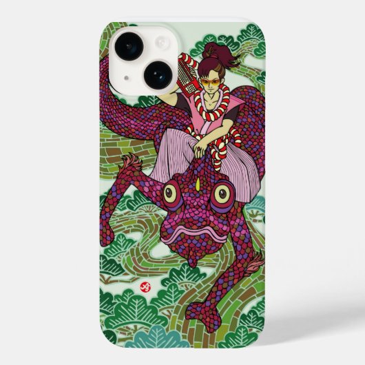 Aokimono. Kameleon カメレ オン Case-Mate iPhone Case (Achterkant)