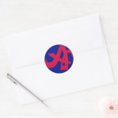 aokimono, kleine symbolen type2 ronde sticker (Envelop)