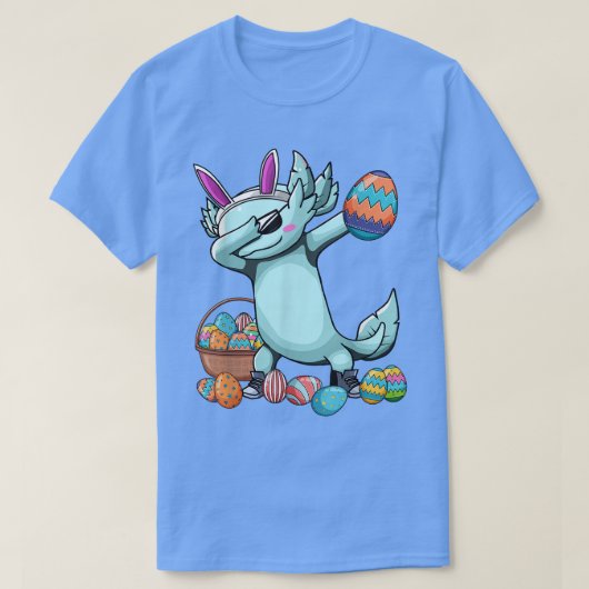 Aolotl Paasdag Eieren Dab Boys Girls Kind T-shirt (Design voorkant)