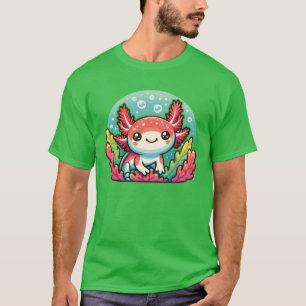 Aolotl Schattige Dieren Kawaii Anime Grappige Aolo T-shirt
