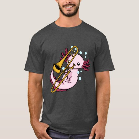 Aolotl Speeltrombont Marching Band vintage T-shirt (Voorkant)