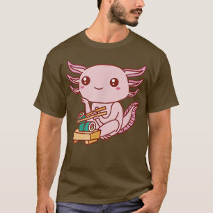 Aolotl Sushi Food Cute Funny Aolotls Kawaii Japan T-shirt