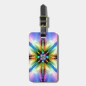 AOM Spite Pop Design (meerkleurig) Bagagelabel (Voorkant verticaal)