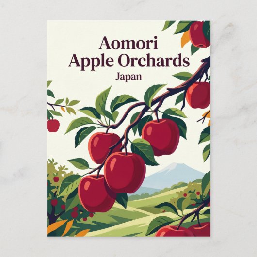 Aomori Appelhoeven Japan Briefkaart (Voorkant)