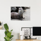 Aonyx cinerea poster (Thuiskantoor)