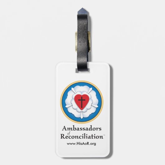 AoR-Bagagelabel Bagagelabel (Achterkant verticaal)