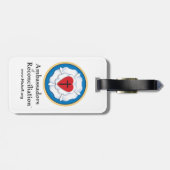 AoR-Bagagelabel Bagagelabel (Achterkant horizontaal)