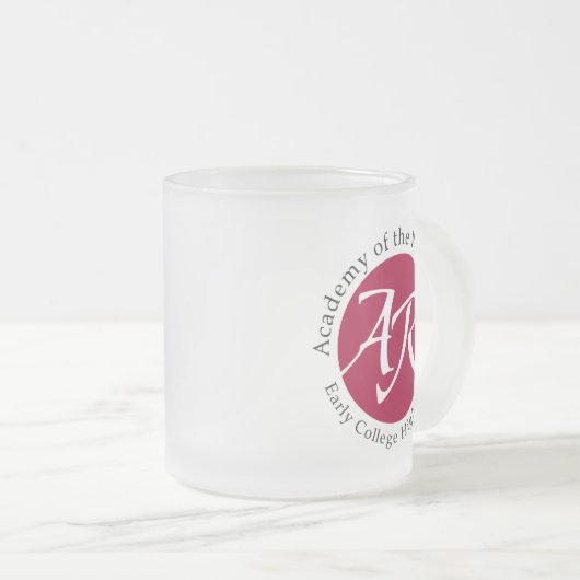 AOR-logo-glas Matglas Koffiemok (Voorkant rechts)