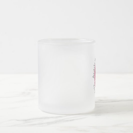 AOR-logo-glas Matglas Koffiemok (Center)