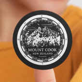 Aoraki Mount Cook - Canterbury Nederland Ronde Sticker