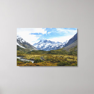 Aoraki/Mount Cook Canvas Afdruk