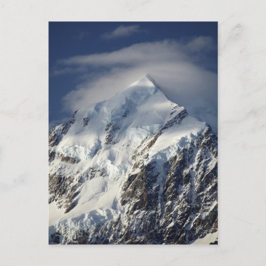Aoraki Mount Cook, Mackenzie Country, Zuid Briefkaart (Voorkant)