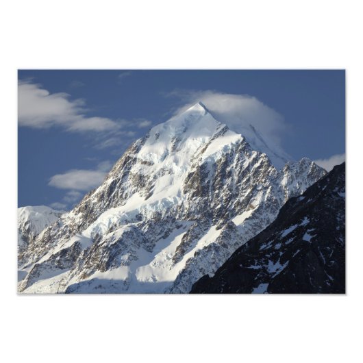 Aoraki Mount Cook, Mackenzie Country, Zuid Foto Afdruk (Voorkant)