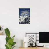Aoraki Mount Cook, Mackenzie Country, Zuid Poster (Thuiskantoor)
