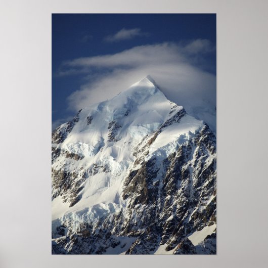 Aoraki Mount Cook, Mackenzie Country, Zuid Poster (Voorkant)