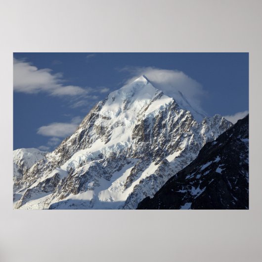 Aoraki Mount Cook, Mackenzie Country, Zuid Poster (Voorkant)