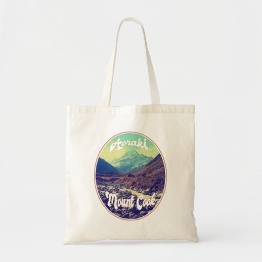 Aoraki: Mount Cook, Mountain, New Zealand Tote Bag (Voorkant)