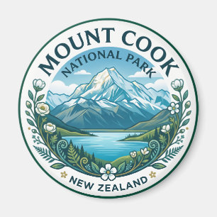 Aoraki / Mount Cook National Park Nieuw-Zeeland Magneet