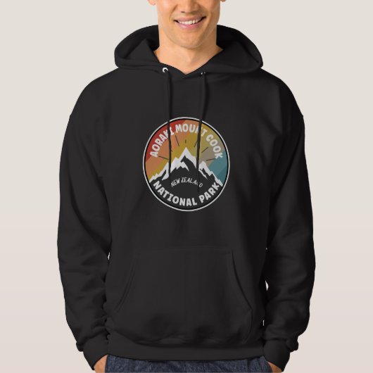 Aoraki Mount Cook National Park NZ Hoodie (Voorkant)