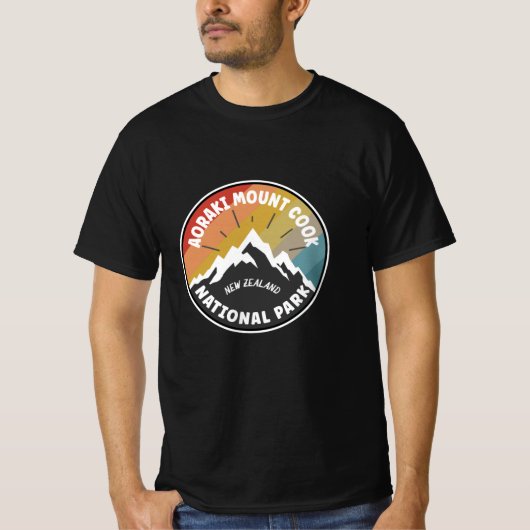 Aoraki Mount Cook National Park NZ T-shirt (Voorkant)