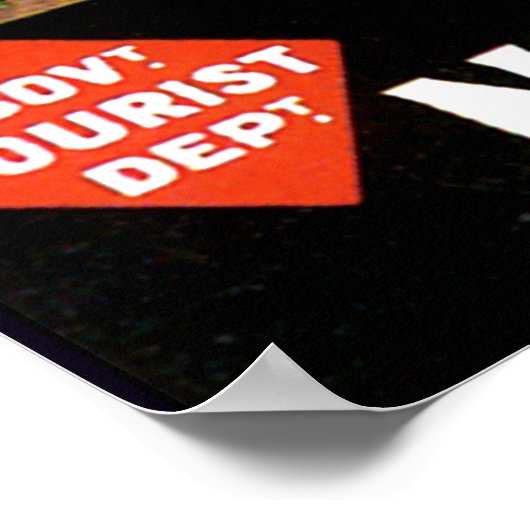 Aoraki Mount Cook Nieuw-Zeeland Poster (Hoek)