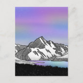 Aoraki Mount Cook NZ Briefkaart (Voorkant)