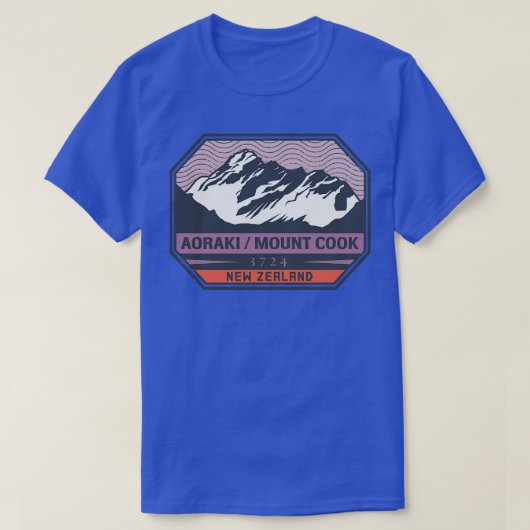 Aoraki Mount Cook T-shirt (Design voorkant)
