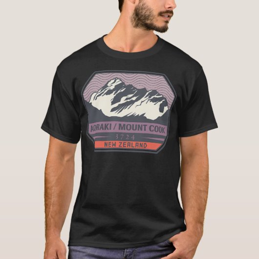 Aoraki Mount Cook T-shirt (Voorkant)