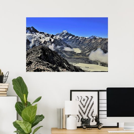 Aoraki/Mt Cook Poster (Thuiskantoor)