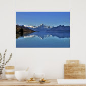 Aoraki on Lake Pukaki Poster (Keuken)