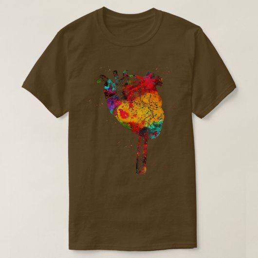 Aorta en hart 1 t-shirt (Design voorkant)