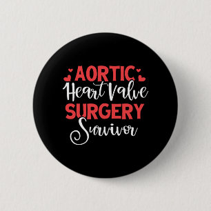 Aorta-hartoperatie overlevende hartaandoening ronde button 5,7 cm