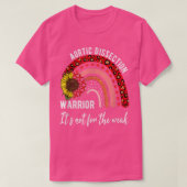 Aorta-vertakking, bewustwording t-shirt (Design voorkant)