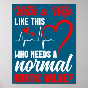 Aortaklep Krijger Echtgenote Hartchirurgie Klep Ve Poster
