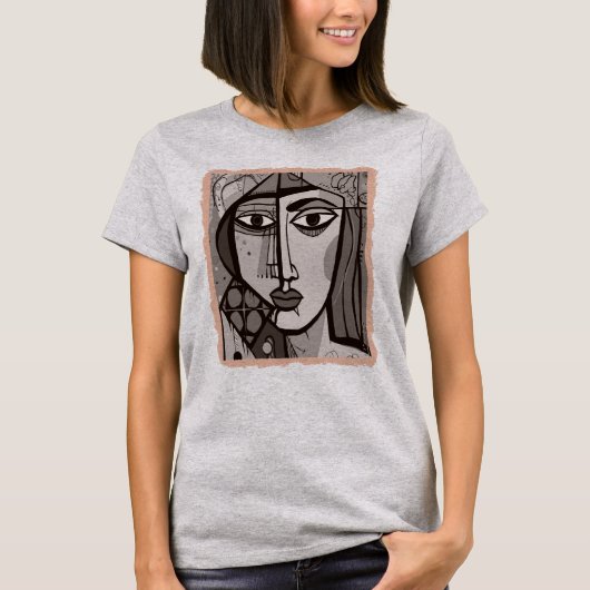 AOS_37 Abstracte kunst T-shirt (Voorkant)
