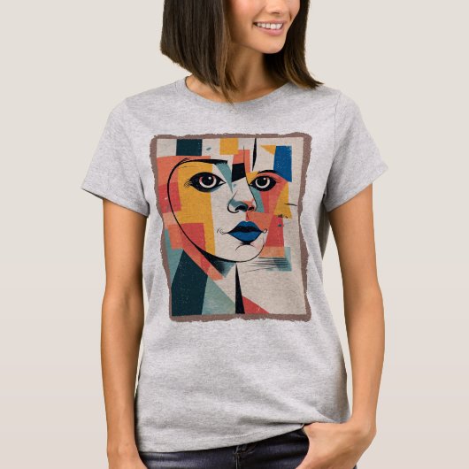 AOS_40 Abstracte kunst T-shirt (Voorkant)
