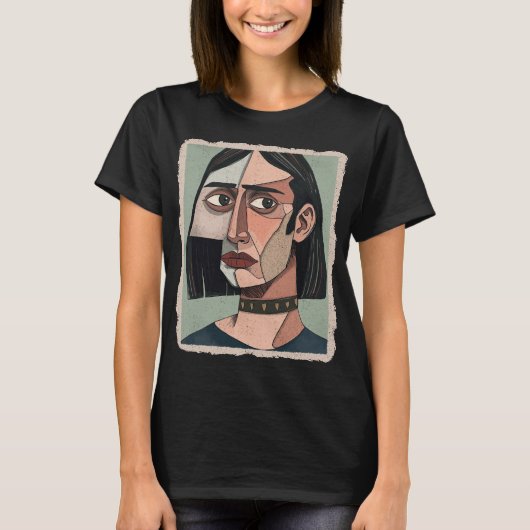 AOS_41 Abstracte kunst T-shirt (Voorkant)