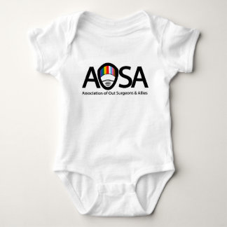 AOSA Baby Een stuk (voorzijde logo) Romper