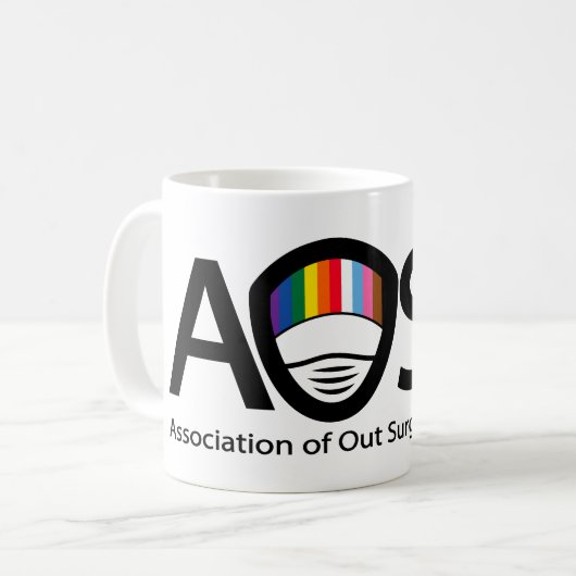 AOSA Coffee Mok (Voorkant links)