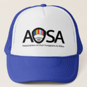 AOSA-pet (volledige logo) Trucker Pet (Voorkant)