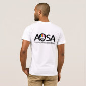 AOSA T-shirt (voor en achter logo) (Achterkant volledig)
