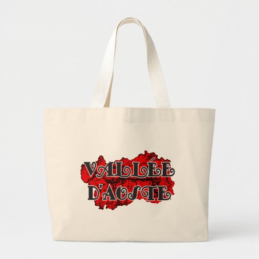 Aosta Valley Grote Tote Bag (Voorkant)