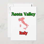 Aosta Valley Italië Briefkaart (Voorkant / Achterkant)