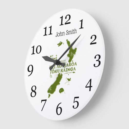 Aotearoa is my home grote klok (Hoek)