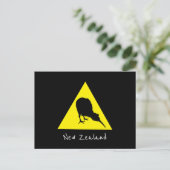 Aotearoa & Kiwi Bird, Nocturnal New Zealand Reis Briefkaart (Staand voorkant)